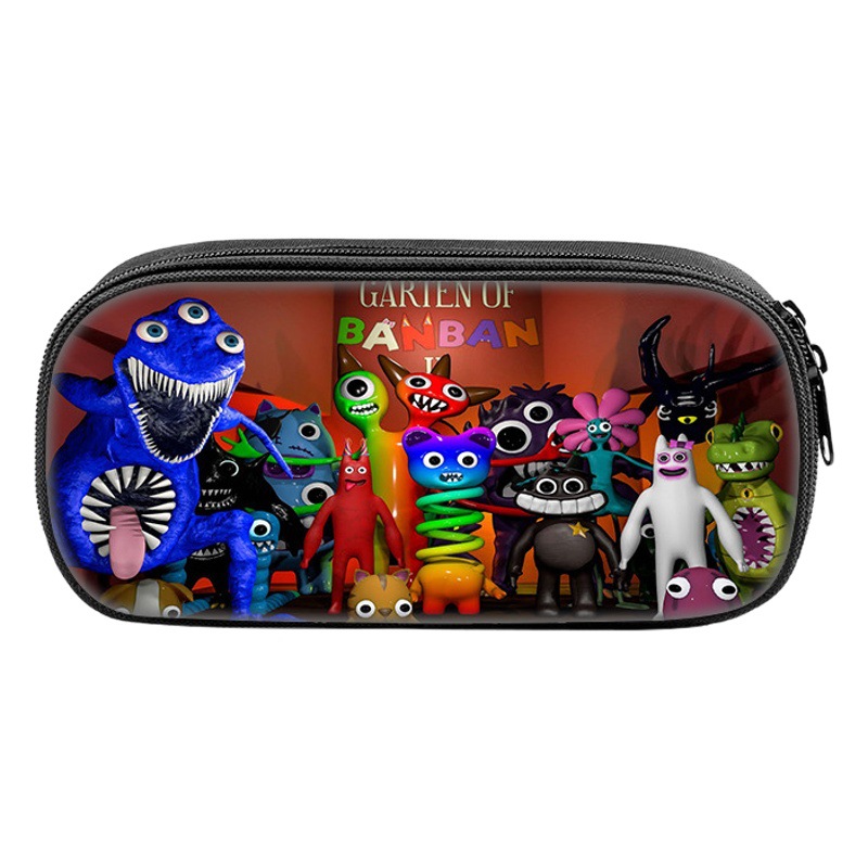 Cross-border Garten of banban 3 printed pencil case Class garden game pencil stationery bag for primary and secondary school students