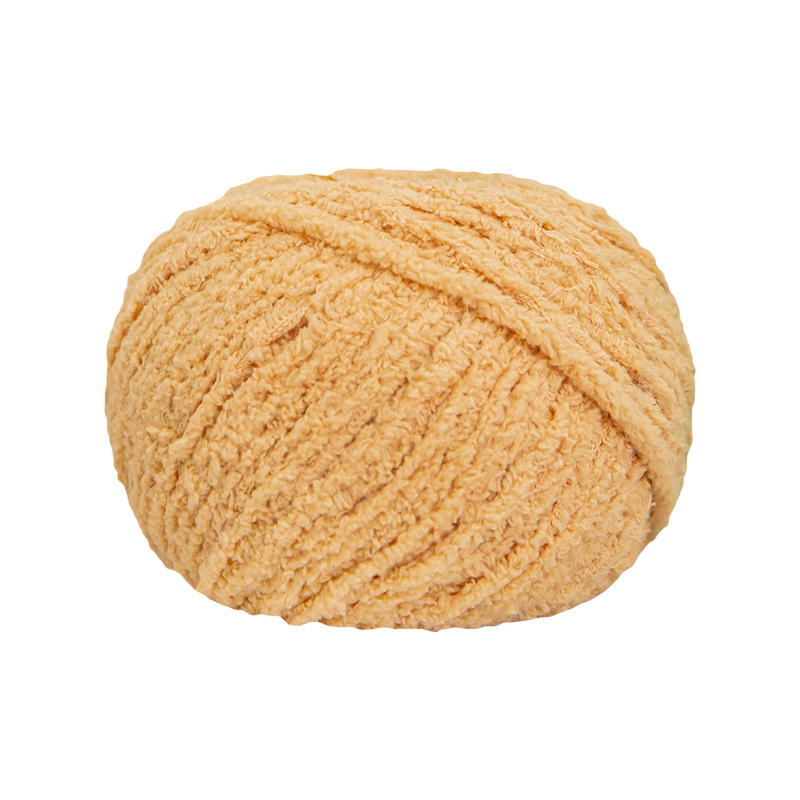 Picture of Garter Snowball Cute Wool Group Love Line diy Hand-woven 3 Linters Crochet Doll 50g