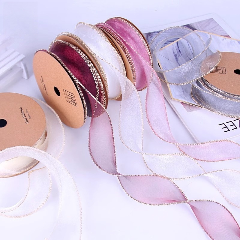 Phnom Penh Fishtail Yarn Ribbon Snow Yarn Spray Yarn Headwear Bow Accessories Handmade DIY Flower Packaging Clothing