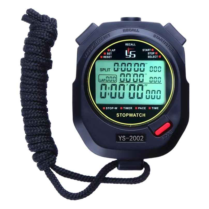 Yisheng Thousand Points Stopwatch Timer Running Track and Field Training Referee Fitness Computer Watch Manufacturer Wholesale Lightweight