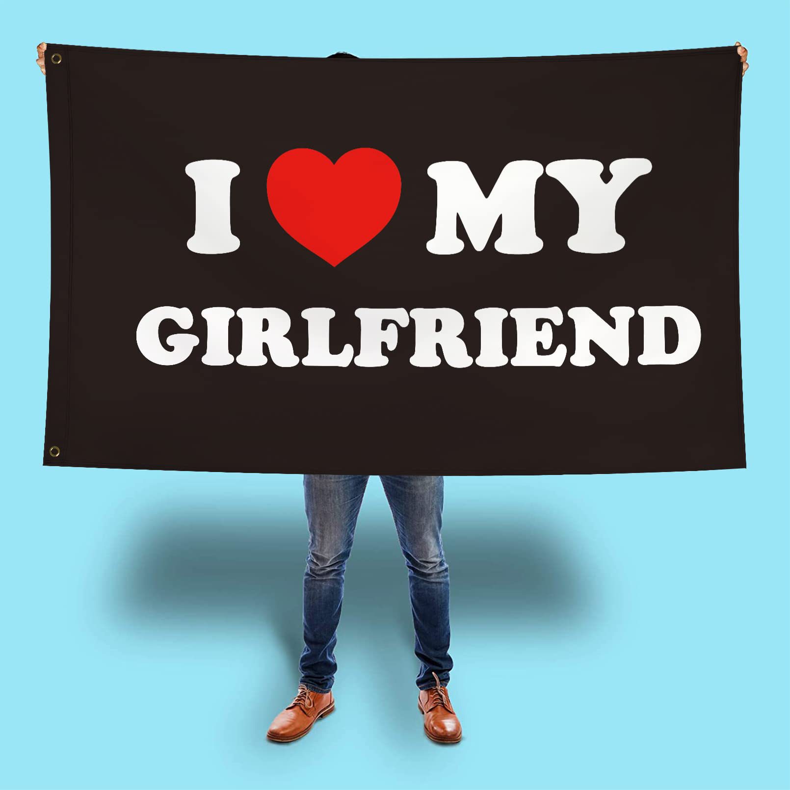 Picture of Amazon Cross-Border Ilovemygirlfriend Flag I Love My Girlfriend Cross-Border Hot Sale
