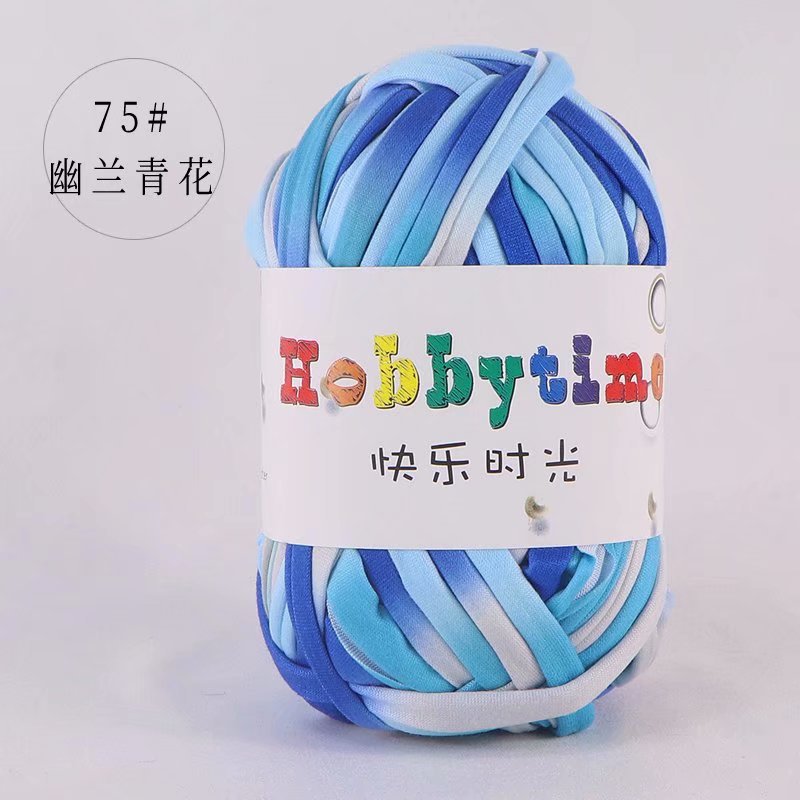 Picture of Happy Time High Elasticity Cloth Line 100g Color Material Bag Home Carpet Floor Mat Hook Shoe Hand-Knitted Thread