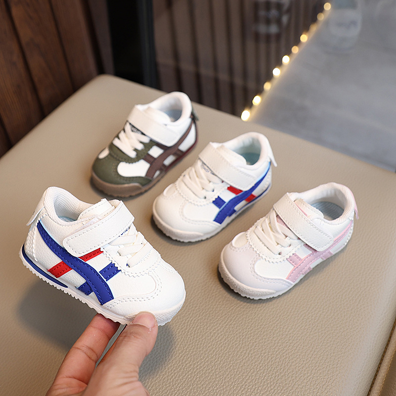 Children's sneaker 2025 Spring and Autumn New Boys White Shoes Girls Casual Shoes Toddler Shoes Forrest Gump Sneakers