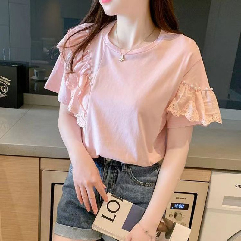 Picture of 2025 Summer New Design Beaded Heart Heavy Fashion Versatile Korean Version