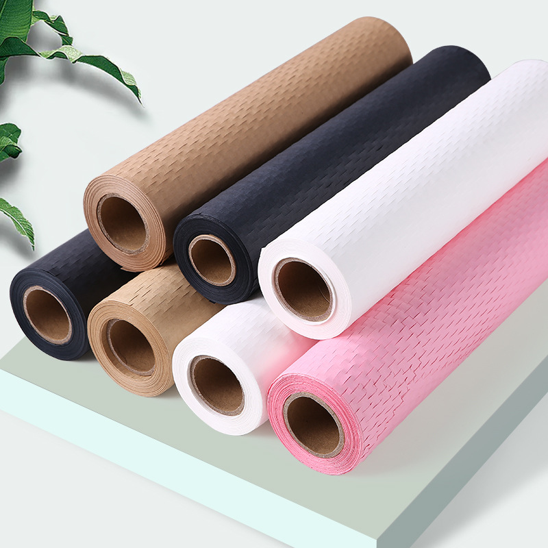 Honeycomb Buffer Wrapping Paper Roll Honeycomb Mesh Paper Buffer Grids Douyin Same Style Gift Paper Flower Paper