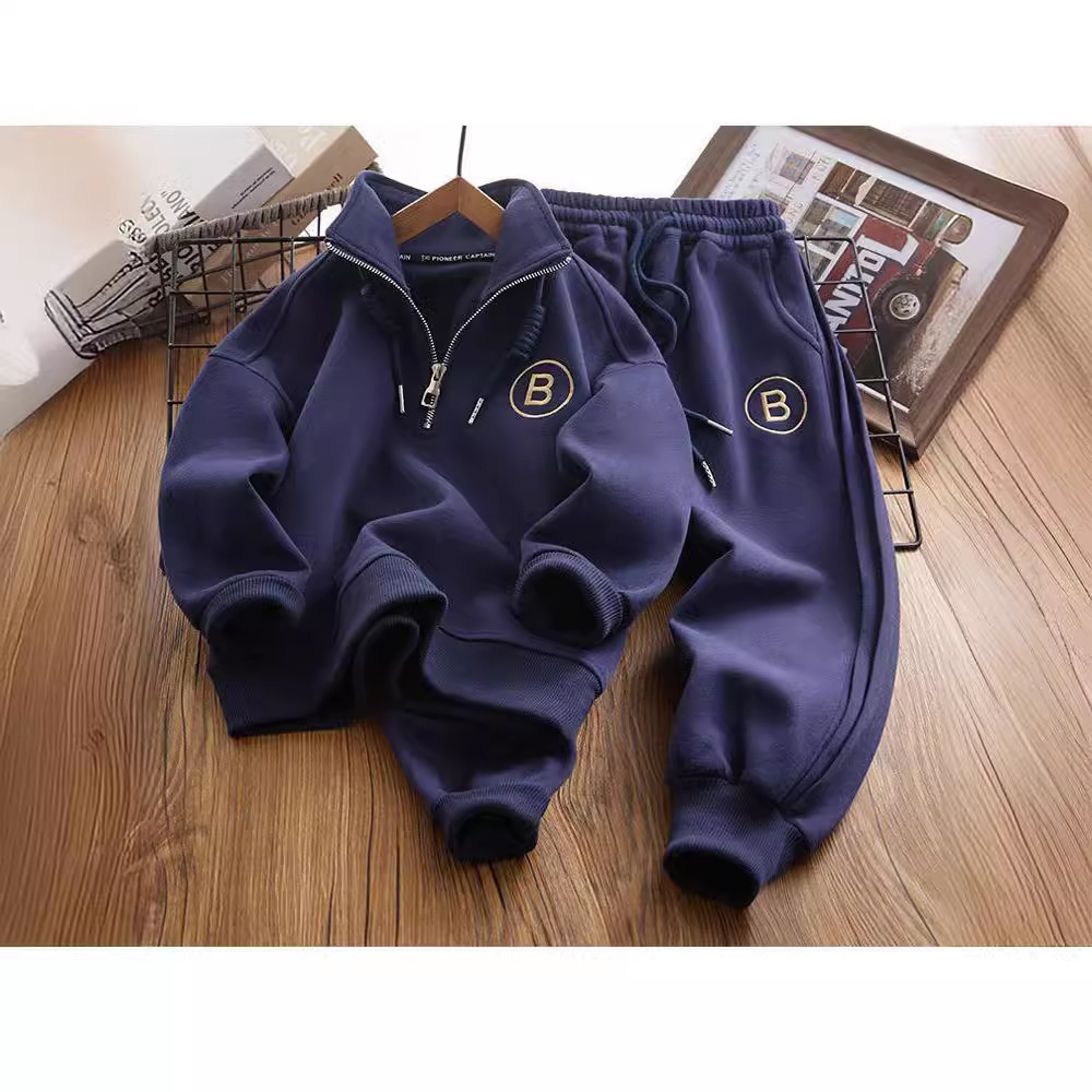 Picture of Children's sweater sports suit 2023 new large children's autumn western style boys loose clothes fat children's spring and autumn