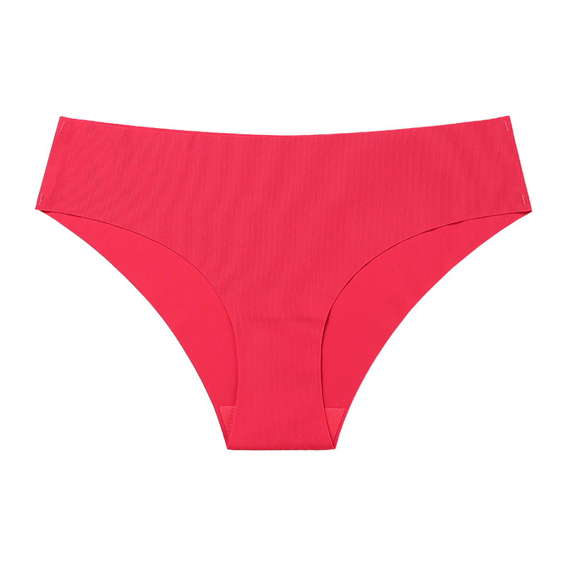 Picture of European and American Cross-border Pregnant Women's plus size Traceless Women's Underwear Class A Ice Silk Breathable Sports Low Waist Naked Briefs for Women