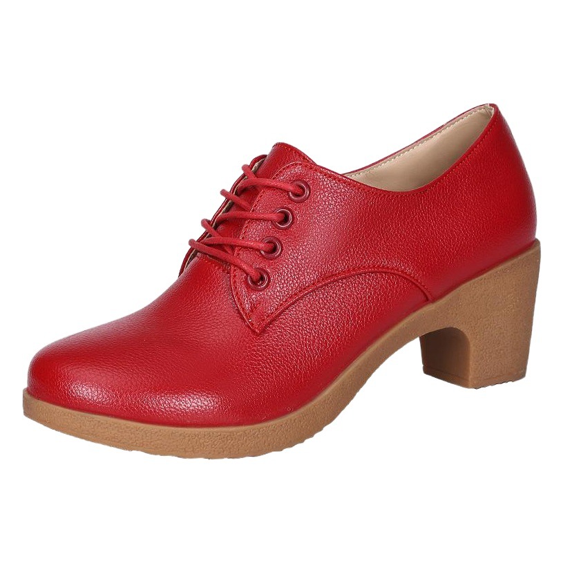 High-heeled thick-heeled waterproof platform sailor dance shoes three-step dance shoes new tendon lace-up ballroom dance square dance shoes for women