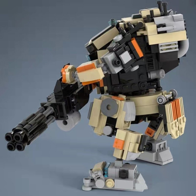 MOC Compatible Lego Titan Fall LEGION Mech Armed Creative Assembled Boy Gift Blocks