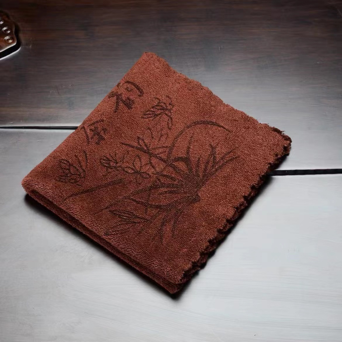 Picture of Tea Towel, Tea Table Rag, Thickeneded, Water-Absorbent, Quick-Drying, Non-Stinky, Microfiber Tea Cloth, Tea Towel Wholesale, Logo Can Be Added