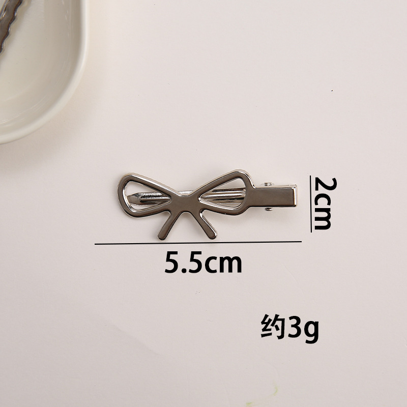 Picture of Y2g hairpin metal sweet cool bangs hairpin makeup hair accessories forehead broken hairpin simple clip 2023 new female