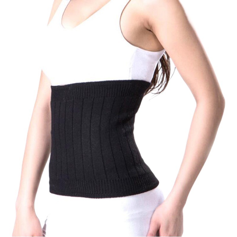 Factory autumn and winter cashmere-like warm belly protection waist protection Women's cold protection stomach protection Palace belt thickened fleece-lined waist support