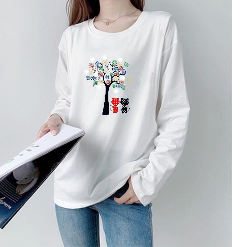 Picture of Out wear nursing clothes spring and autumn clothes nursing maternity clothes confinement clothes top long sleeve outside home wear loose T-shirt autumn