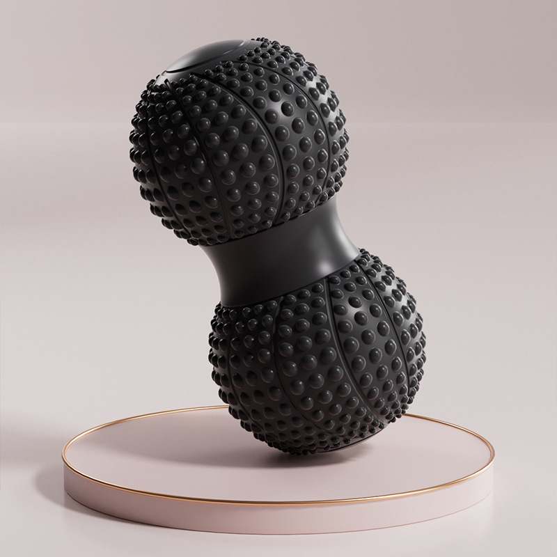 Picture of Fascia Peanut Ball Plantar Massage Spine Muscle Relaxation Double Ball Hip Back Leg Acupoint Stimulation Yoga Massage Ball