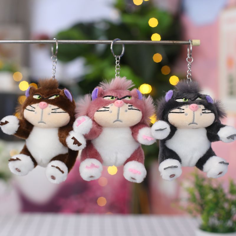 Picture of Cute Lucifer Kitten Mouse Pendant Plush Toy Doll Bag Pendant Doll Keychain Grasp