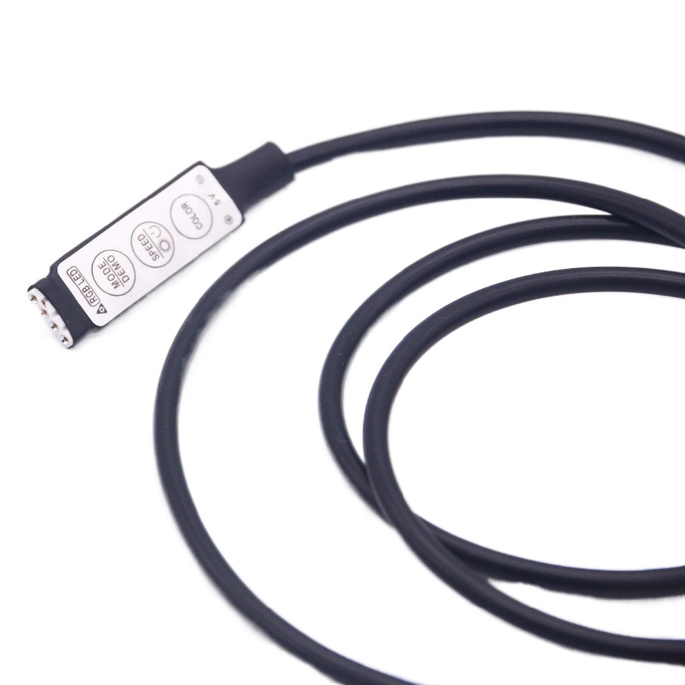 USB 3.7-5v colorful controller 3 key key key RGB controller three key mini light with lamp controller