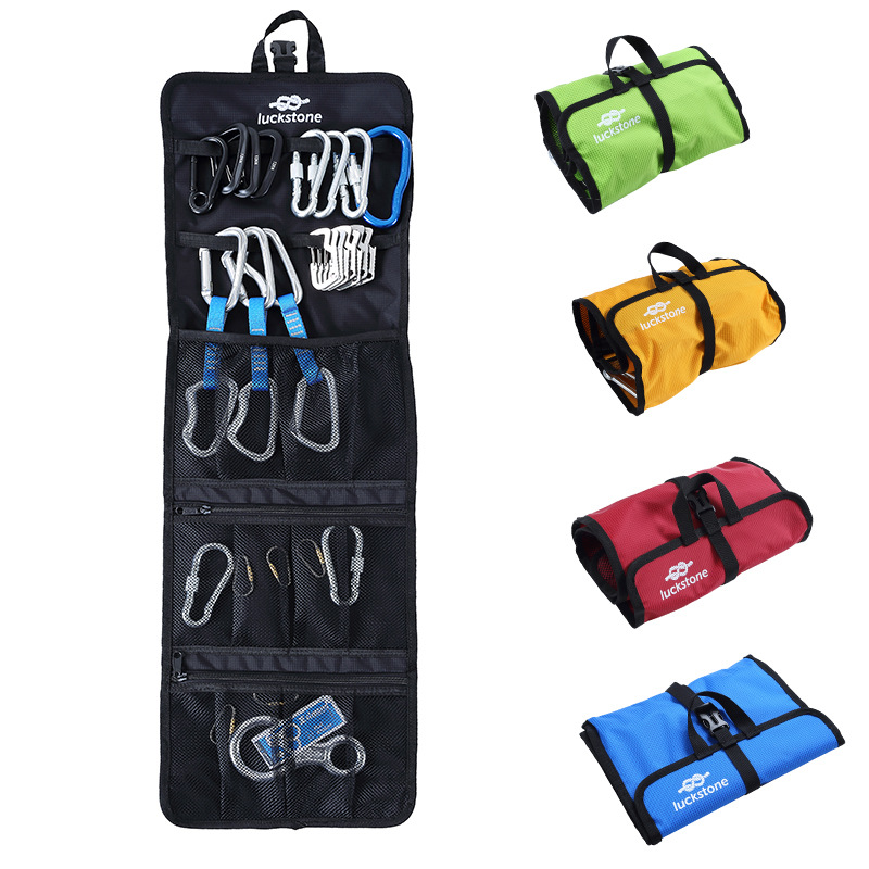 Picture of Jiyan Rock Climbing Rope Storage Bag Ice Climbing Waterproof Equipment Kit Mountaineering Multifunctional Oxford Cloth Buckle Bag
