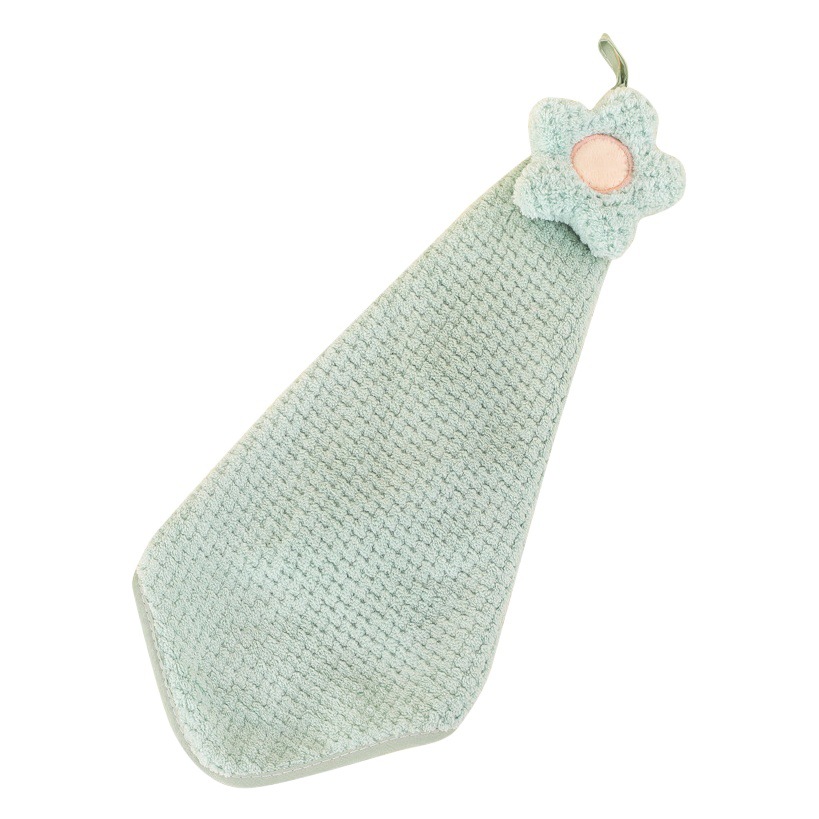 Pineapple square towel can be hung towel children's hand towel cartoon towel toilet towel non-smelly strong absorbent