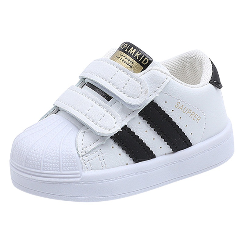 Spring and Autumn Children's Board Shoes White Shoes Soft Bottom Toddler Shoes Boys Sports Shoes Women Baby Shoes Baby Shoes Baby Shoes Shell Head