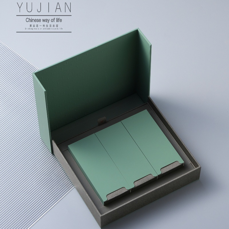 Holiday Gift Tea Packaging Dahongpao Dancong Lapsang Souchong High-End Universal Tea Packaging Gift Box Empty Box