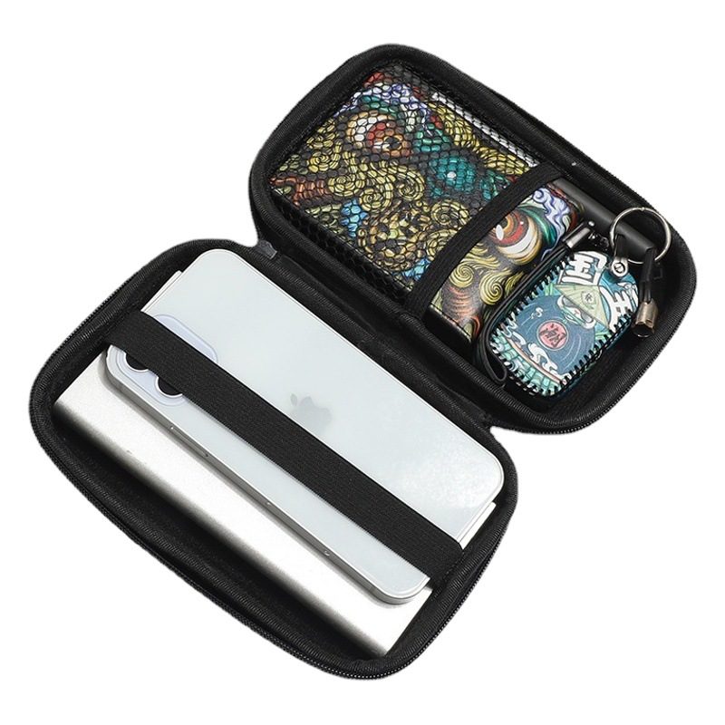 Large rectangular storage bag portable fall-resistant mobile power packaging box EVA hard disk digital universal Bluetooth headphone bag