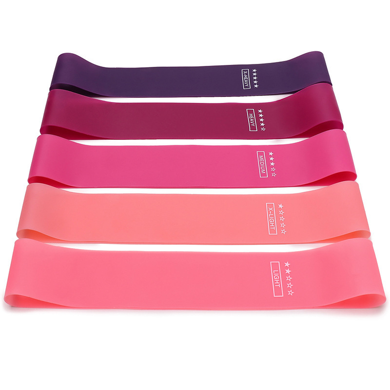 Picture of Portable Resistance Band Women's Squat Hip Pull Band Gym Yoga Equipment Pull Band Skinny Leg Thin Hand Bounce Ring