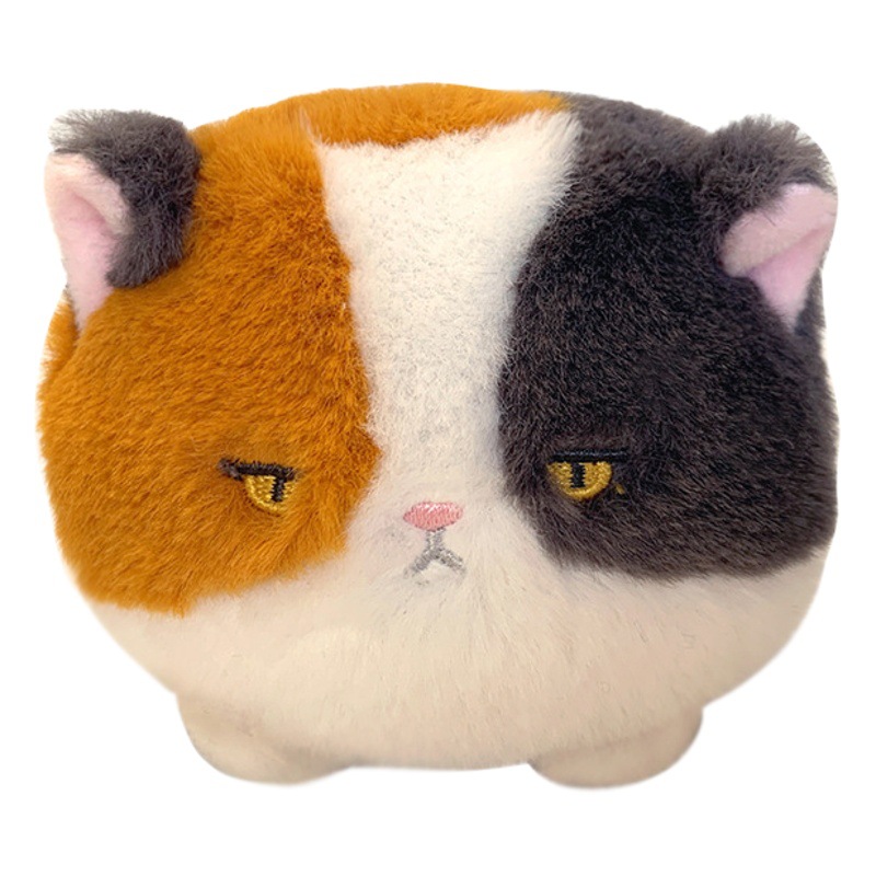 Plush Cat Decompressive Ball Cute MengMeng Cat Squeeze Pinch Le New Strange Toy Creative Kitten Spit Bubble