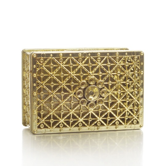 Picture of Western style hollow hexagonal personalized wedding candy box gold-plated box creative candy box wedding supplies wholesale