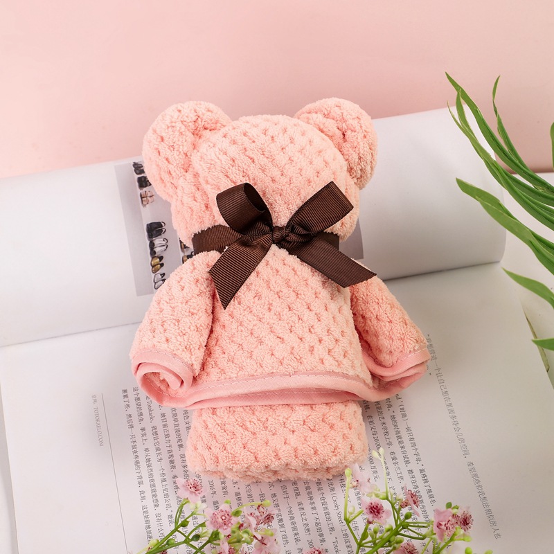 Picture of Bear Towel Hand Gift Wedding Gift Birthday Return Gift Wedding Shop Christmas Gift Opening Gift Bear Towel