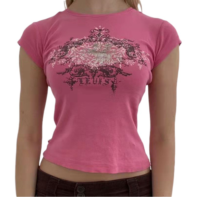 Amazon foreign trade explosions new T-shirt "multi-color multi-size" printed half-sleeve T-shirt small fresh