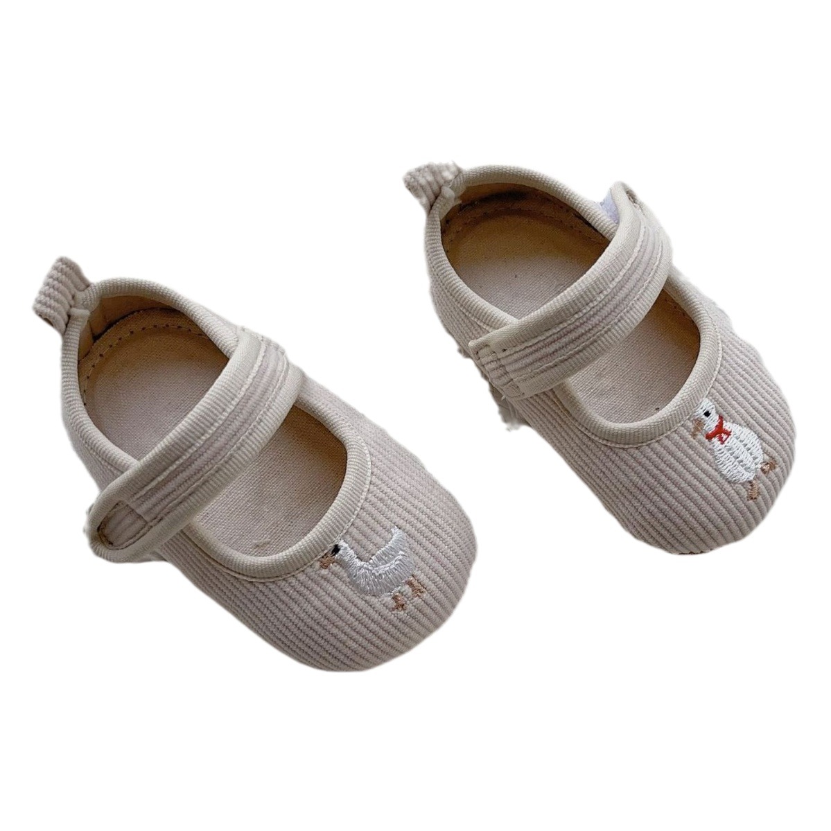 2024 Spring New Baby Toddler Shoes Soft Sole Non-slip Velcro Don't Fall off Cartoon Cotton Shoes