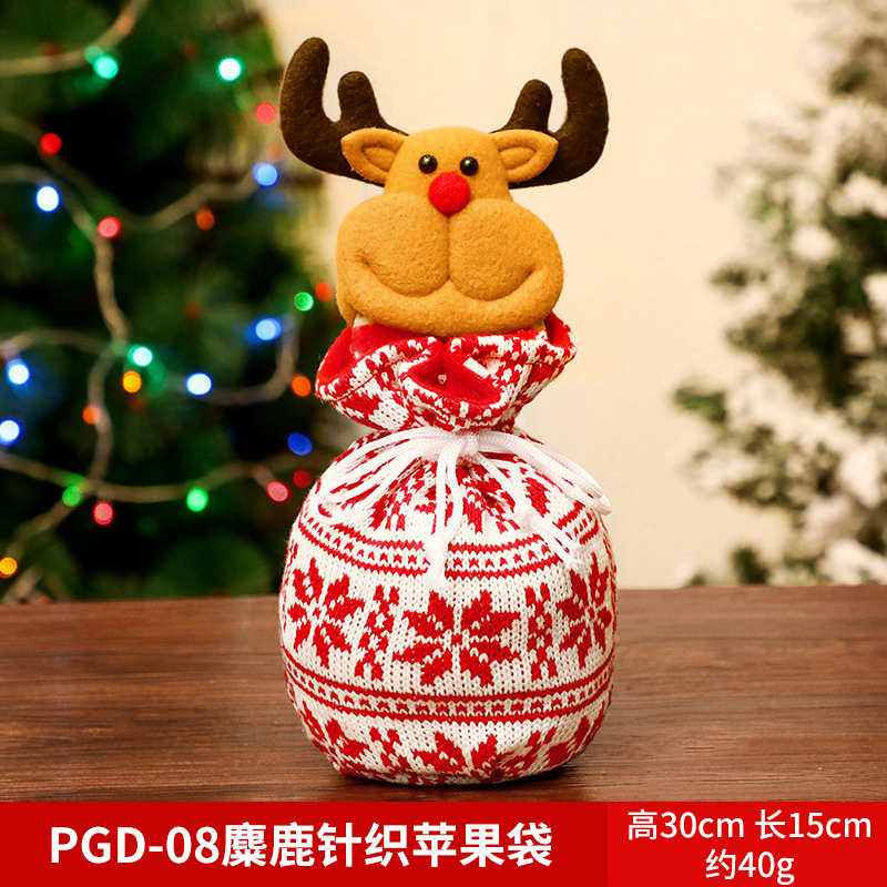 Picture of Christmas Gift Apple Bag Handbag Adult Children Children Christmas Gift Decoration High-end Gift Bag