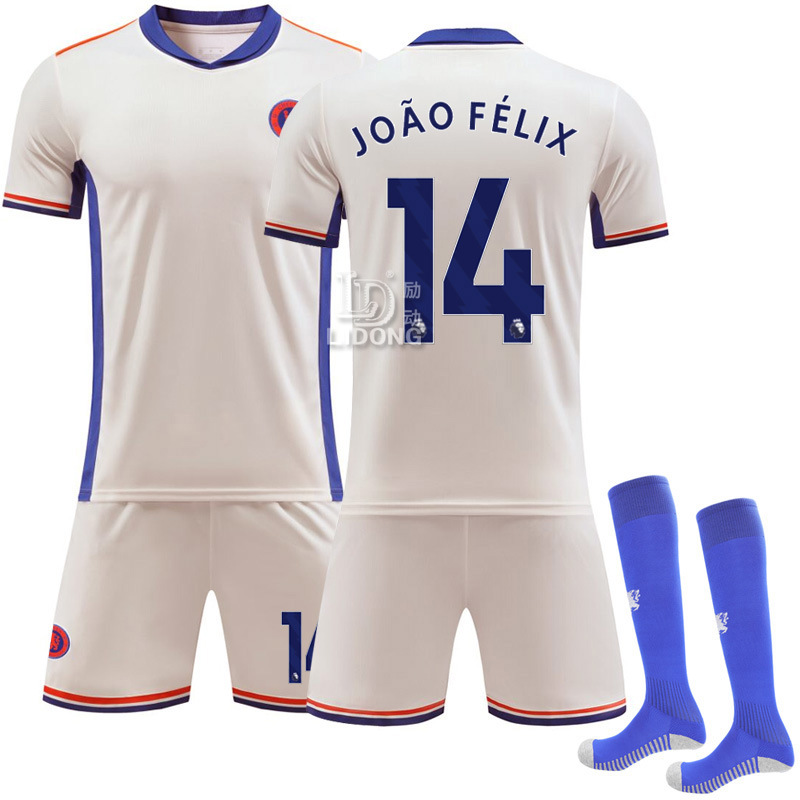 Picture of 2425 Chelsea New Away No.20 Palmer 8 Enzo 14 Felix Football Jersey suit