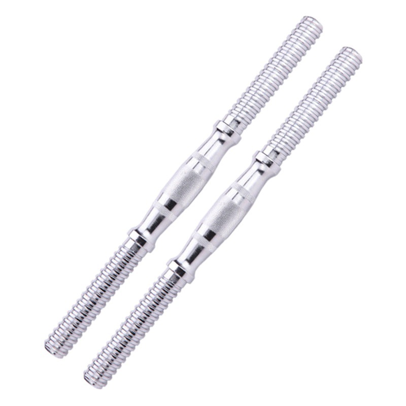 Fitness Equipment Accessories Electroplated Dumbbell Bar Parts Can Be Equipped with Barbell Connecting Rods and Double Safety Nut Equipment