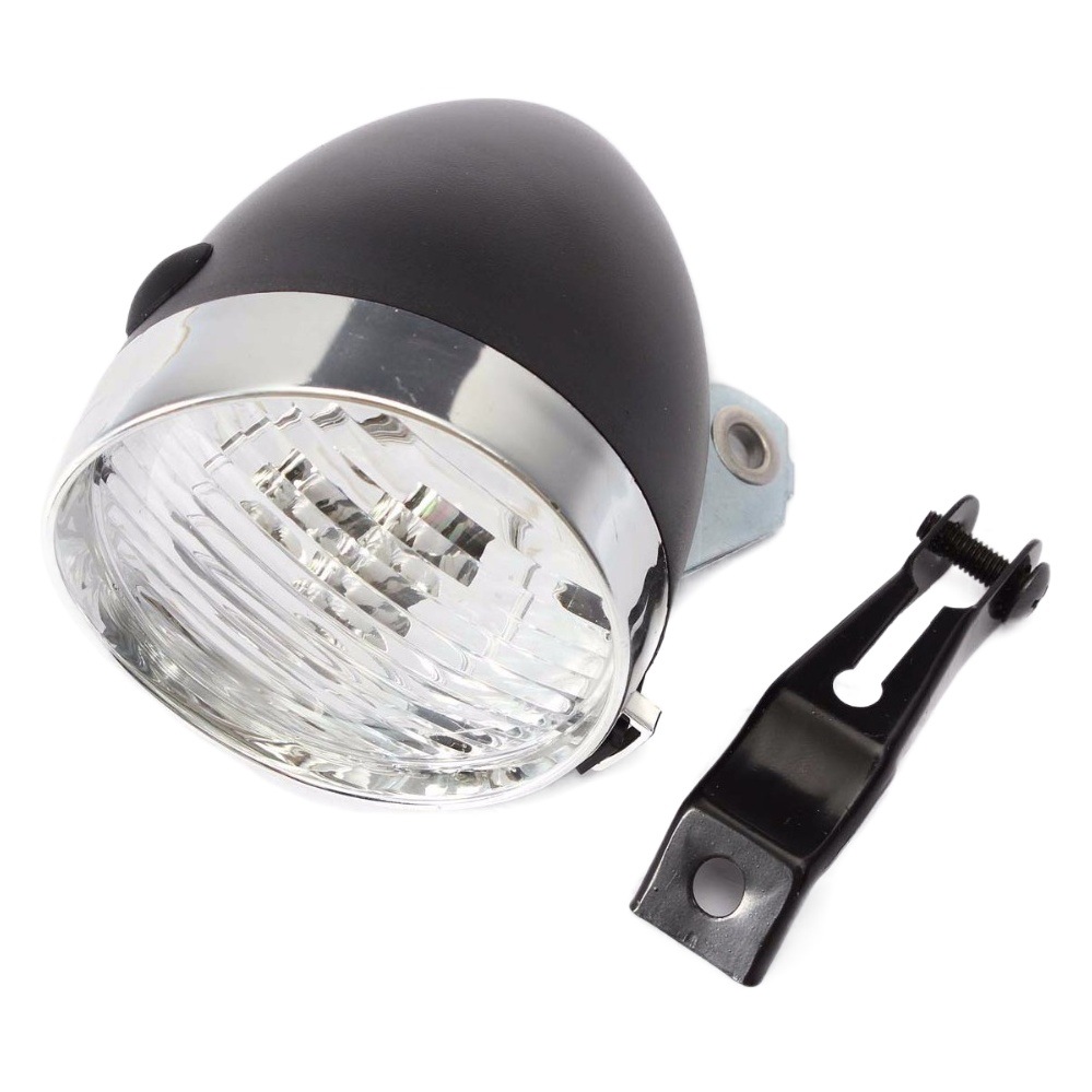 Bicycle retro headlight warning safety light dead car headlight 28-inch bicycle retro headlight 3LED light