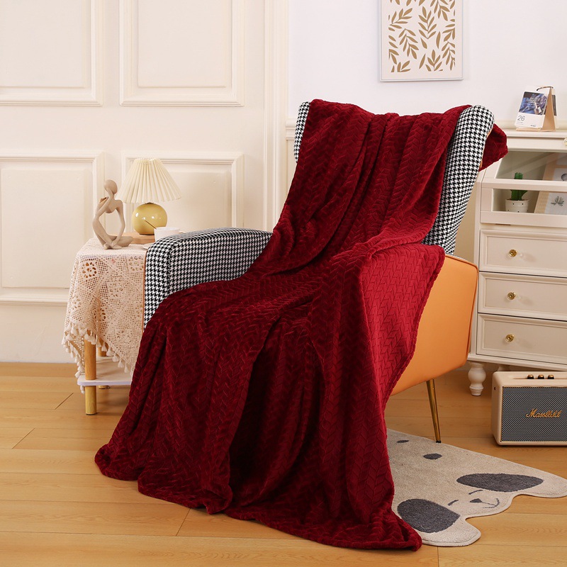 Picture of Coral fleece blanket flannel blanket air conditioning blanket thickened nap blanket gift blanket summer air conditioning blanket wholesale