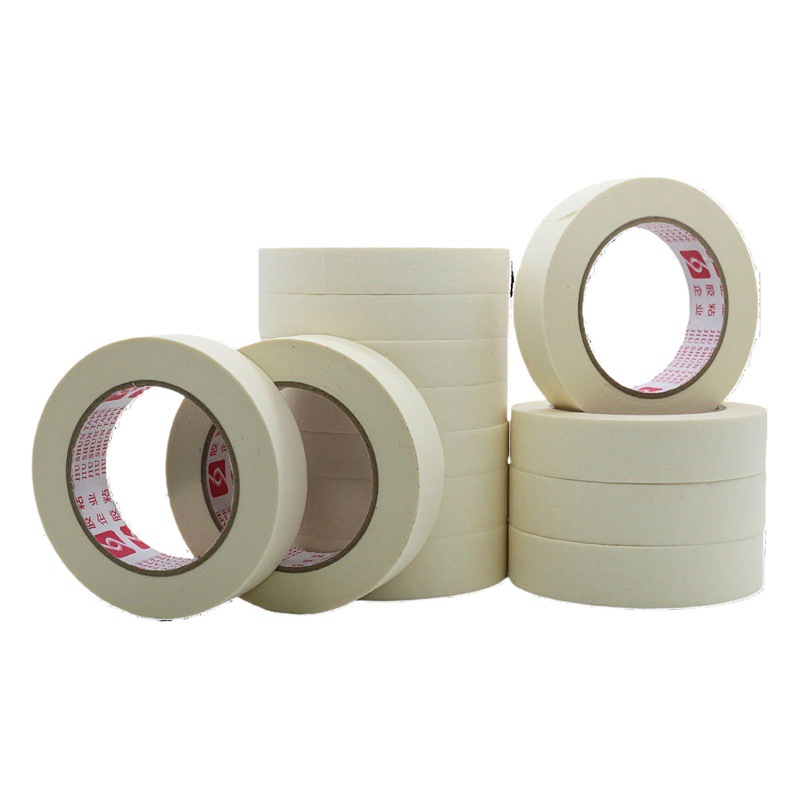 White sticky thickened masking paper car paint spray paint industrial tape home decoration masking color separation masking masking paper tape