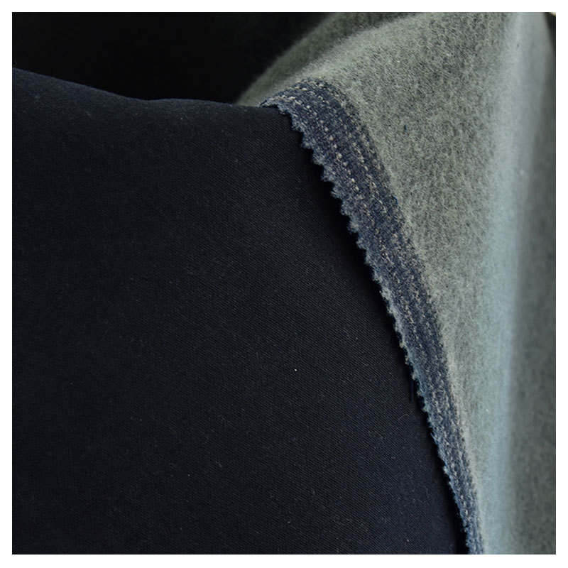 Factory wholesale cotton viscose polyester stretch satin single-sided sanding bottom scratch wool moisture absorption and heating warm pants fabric