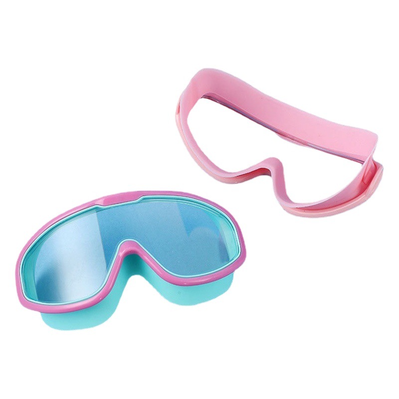 Adult swimming goggles waterproof anti-fog HD diving goggles transparent large frame swimming goggles professional swimming glasses equipment wholesale