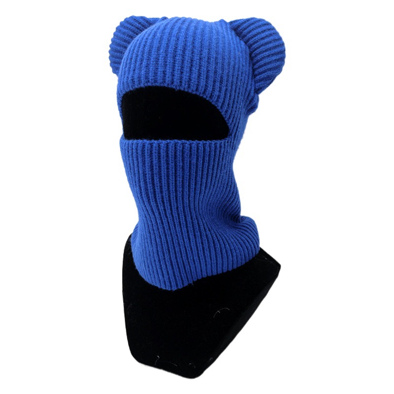 Cross-border e-commerce push two ways to wear balafak hat 11 color optional thick warm knit hat