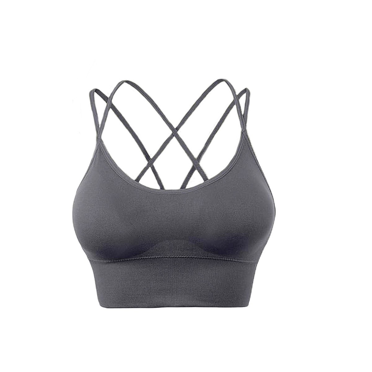 Cross-Border Amazon Yoga Sports Bra European and American Style Cross-Back Sexy Running Tank Top Fitness Underwear for Women Backless