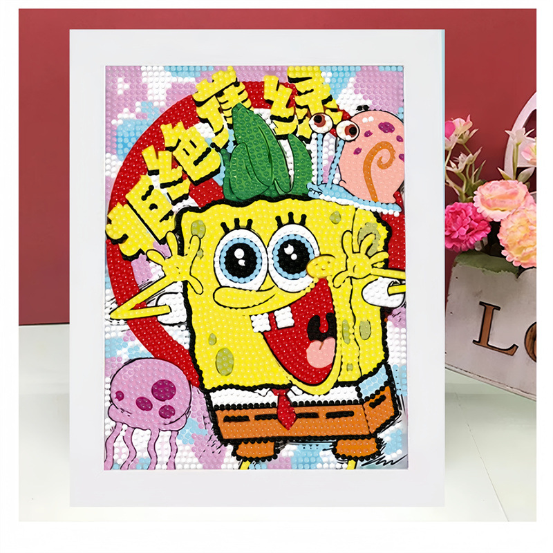 Picture of Children's DIY Diamond Painting Wholesale Princess Diamond Stickers Rabbit Dot Diamond Painting Kindergarten Handmade Educational Toys