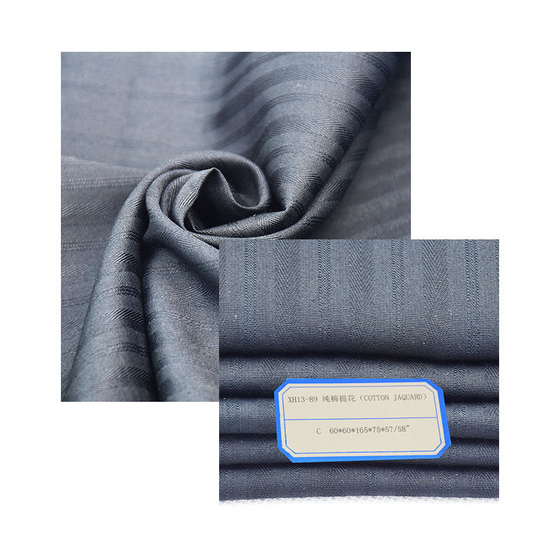Summer Shirt Fabric 60*60 Pure Cotton Jacquard Lining down Jacket Fabric