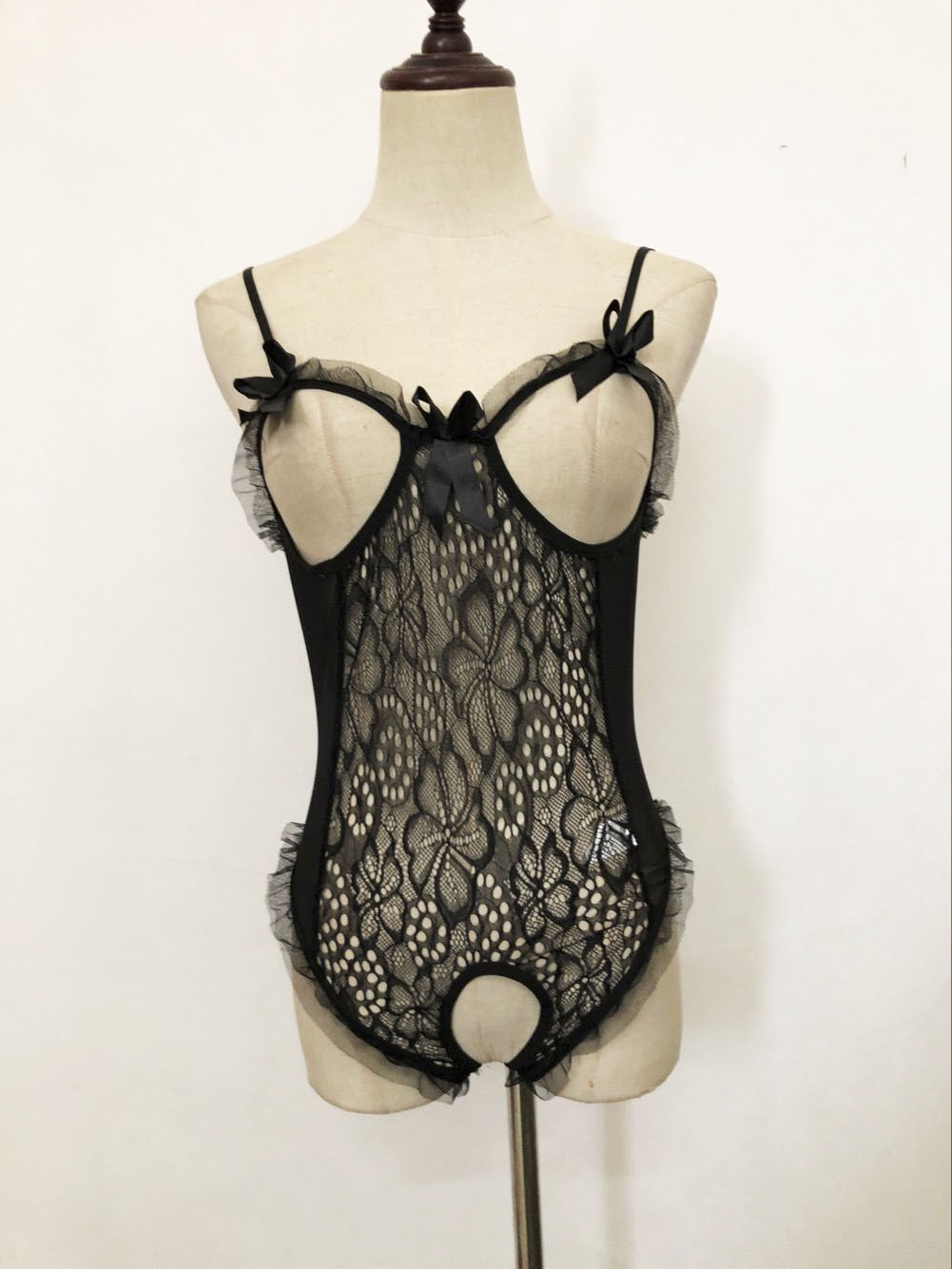 Picture of Sexy underwear manufacturers wholesale Europe and the United States sexy chest leakage conjoined sexy underwear Amazon/explosions