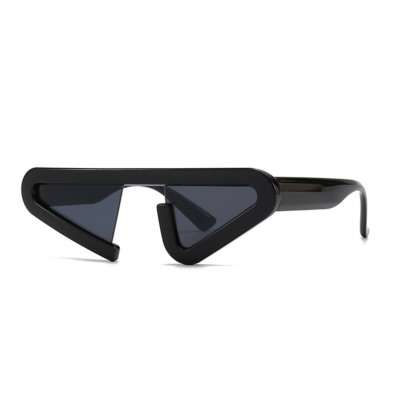 Picture of 083 Personality Funny Cross-border Narrow Three-legged Sunglasses Women's Trendy Street Photoshoot Cat's Eye Sunglasses Men