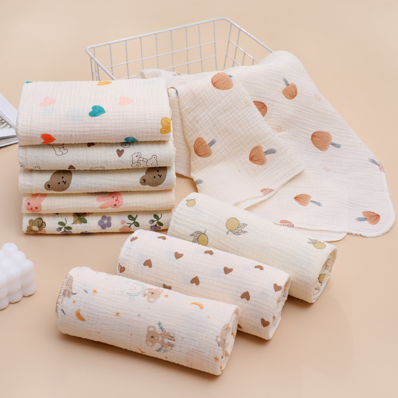 Picture of Baby Towel two-layer cotton gauze class A bath towel hospital newborn bag newborn bath towel wholesale