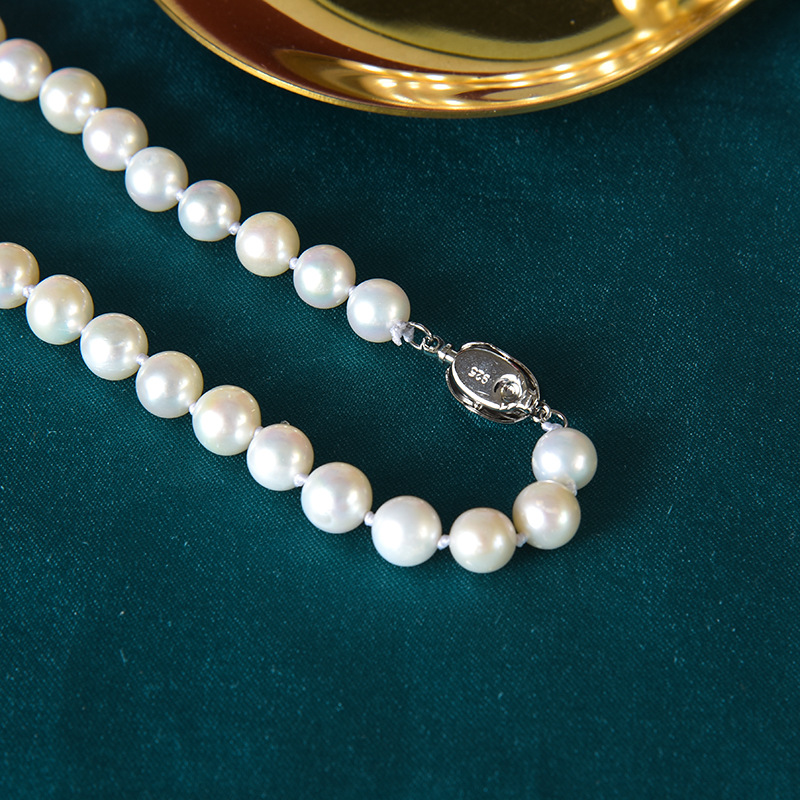 Picture of Natural Freshwater Pearl Necklace Women Send Mother Mother-in-law Wife Lover Mother's Day Gift Temperament Pearl Necklace