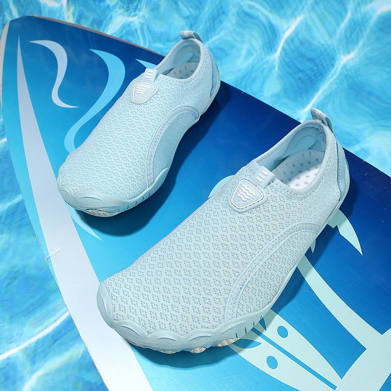 New outdoor plus size diving and swimming, river tracing shoes, beach shoes, wading women's five-finger shoes, men's skipping rope hiking shoes
