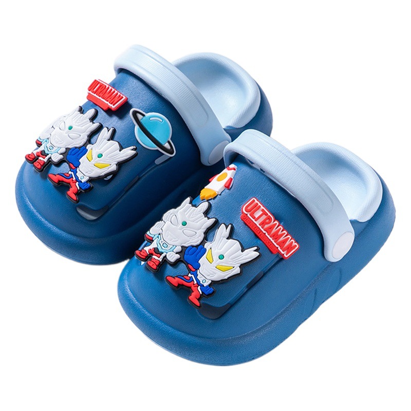 Ultraman children's hole shoes slippers summer boys children indoor and outdoor non-slip medium and big boys baby sandals