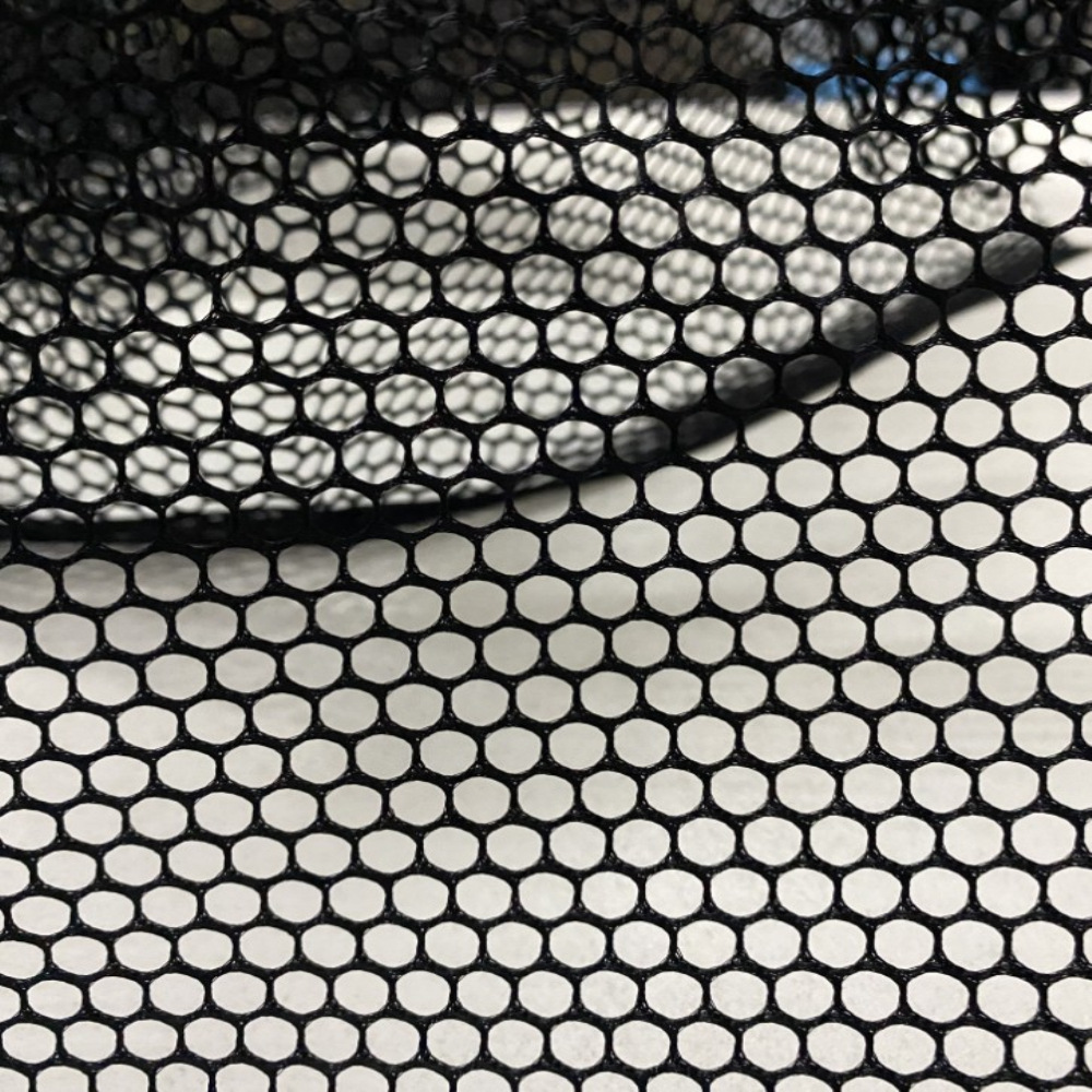 Spot black and white polyester mesh stroller luggage bag tent laundry bag reflective clothing mesh fabric
